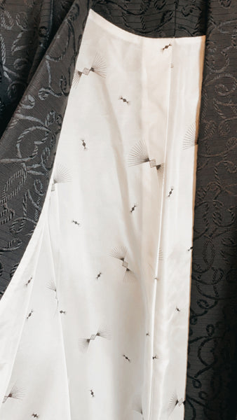 Vintage Black Long Kimono