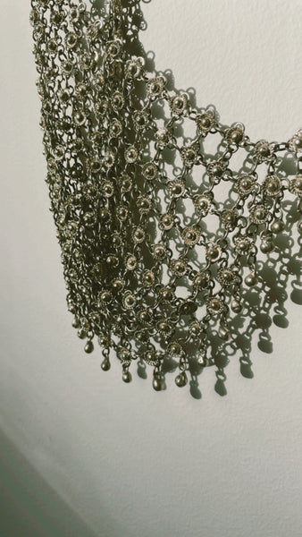 Silver Chainmail Bra