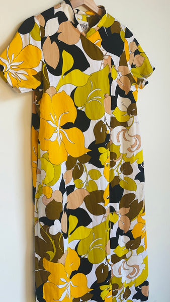 Vintage Floral House Coat