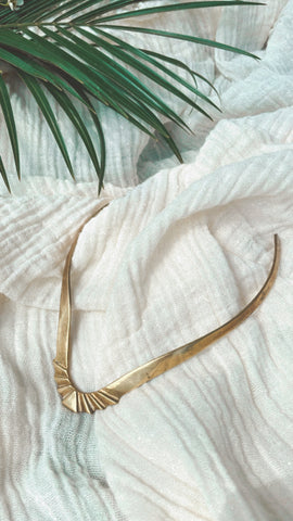 Solid Brass Necklace