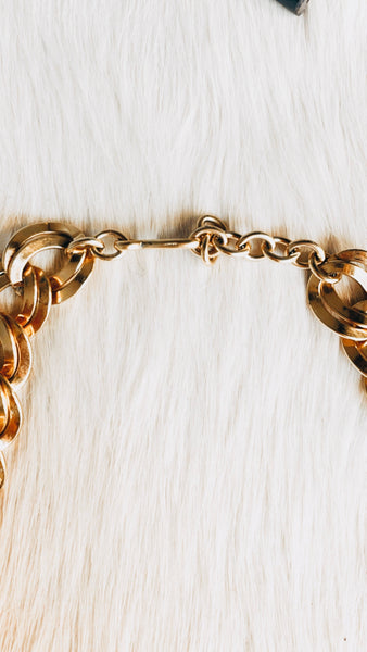 Gold chain necklace