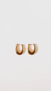 Gold V Hoops
