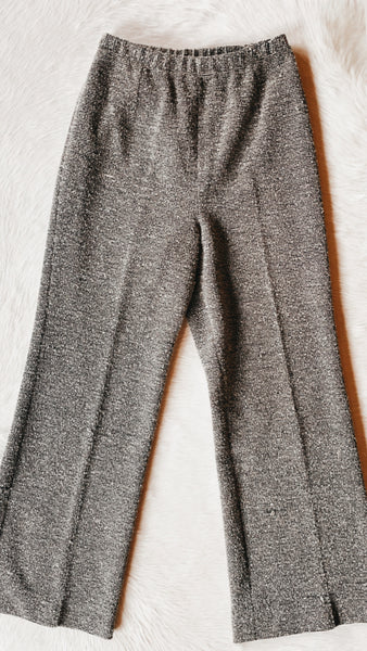 Tweed Wide Leg Pants