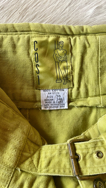 Cosi avocado green pants