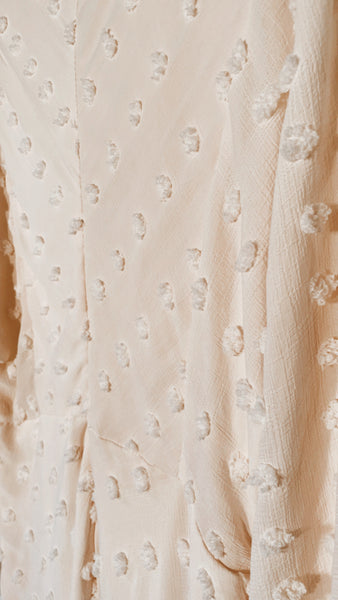 Pom Pom Cream Dress