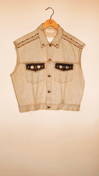 Vintage Cache Studded Vest