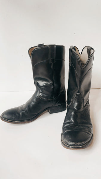 Laredo black leather boots
