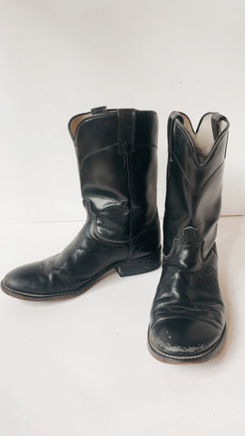 Laredo black leather boots