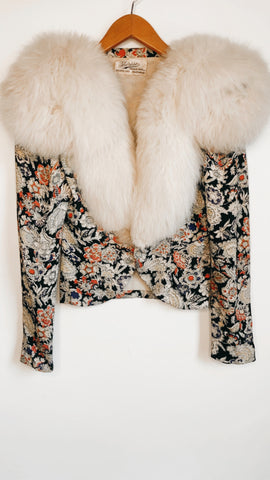 Vintage Fur Collar Jacket