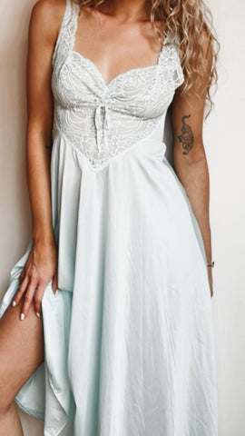 Light Blue Slip Dress