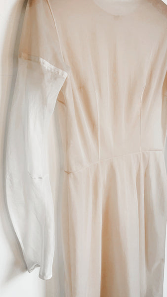 Sheer Structured Dress