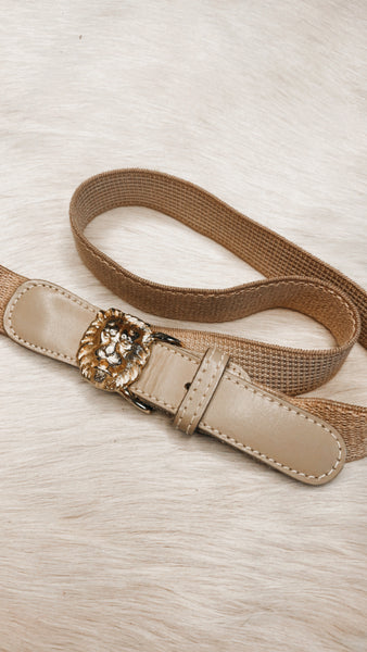 Vintage Anne Klein Lion head belt