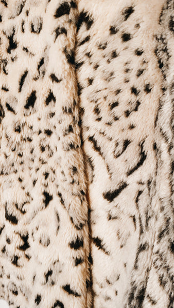 Faux Fur Cheetah Coat