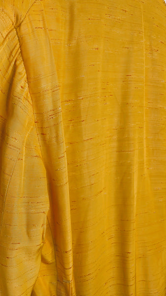 Vintage Silk Mustard Robe