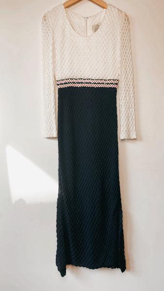 Open Knit Sweater Dress