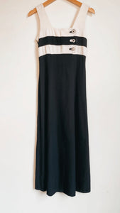 Black and White Buttoned Sundress