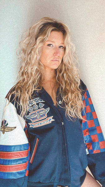 Brickyard Jeff Hamilton Leather Racing Jacket