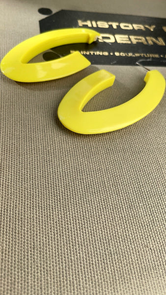 Vintage neon hoops