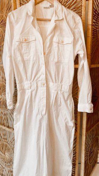 Vintage White Jumpsuit
