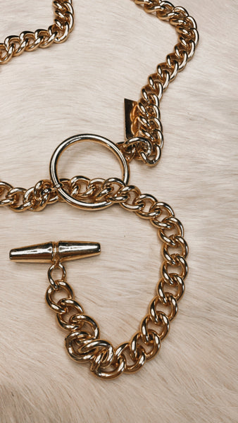 Vintage Limited Gold chain belt