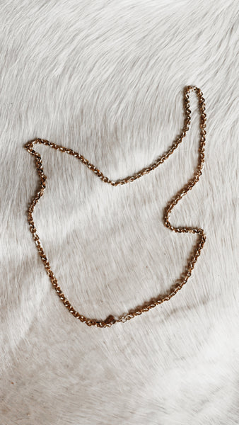 Gold Chain Necklace - slim