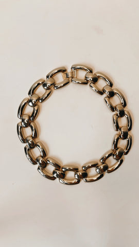 Vintage Gold Chunky Chain Necklace