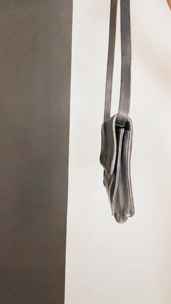 Calvin Klein Black Leather 90s Purse