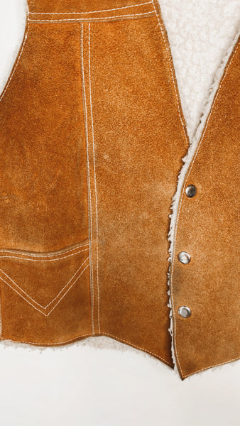 Suede & Shearling Vest