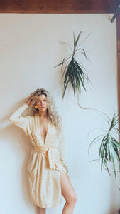 Silk Plunge Dress