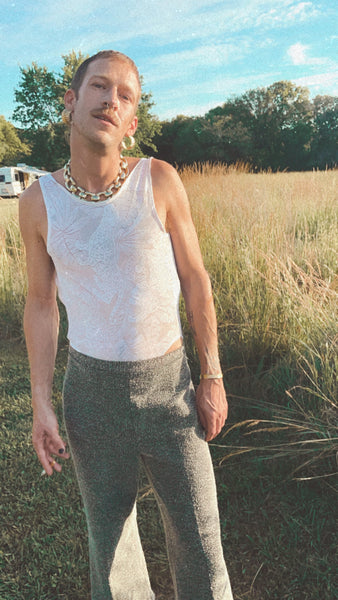 Tweed Wide Leg Pants