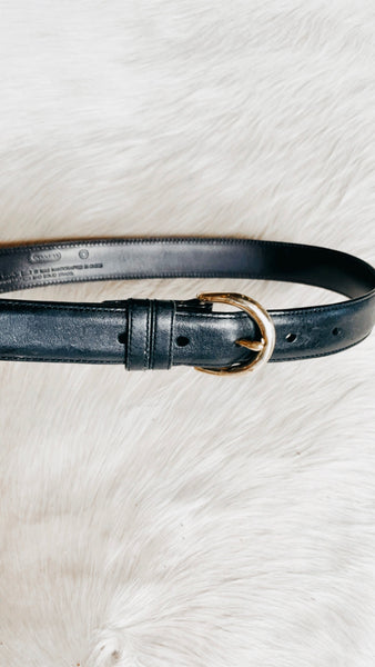 Vintage Coach Leather Belt - Slim