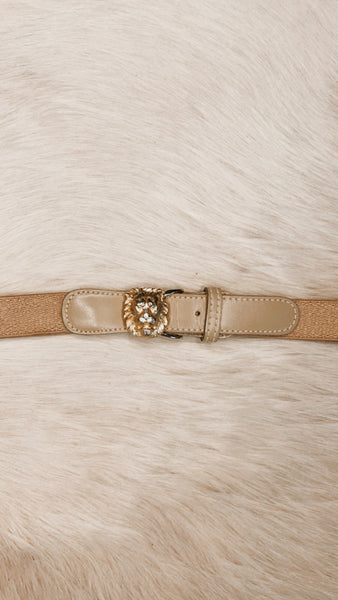 Vintage Anne Klein Lion head belt