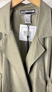 Army Green Silk Pant Set