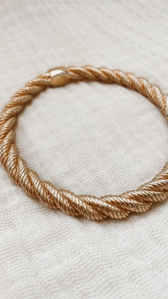 Gold Twist Bangle