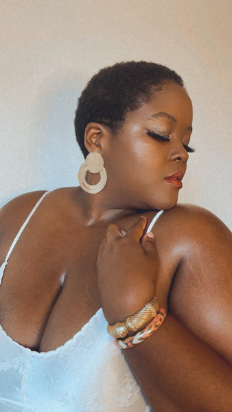 Large Sun Gold Earrings