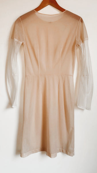 Sheer Structured Dress