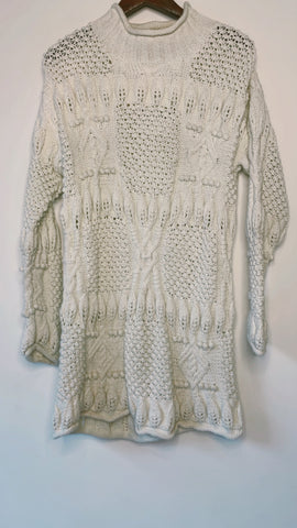 Vintage Hand Knit Pom Sweater