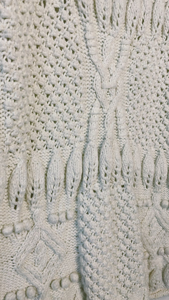Vintage Hand Knit Pom Sweater