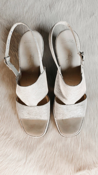 Silver Disco Pumps