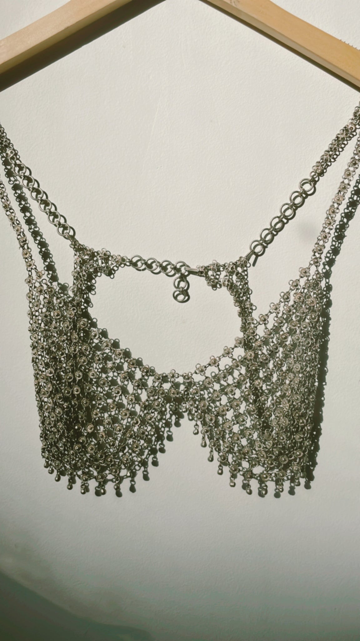 Silver Chainmail Bra