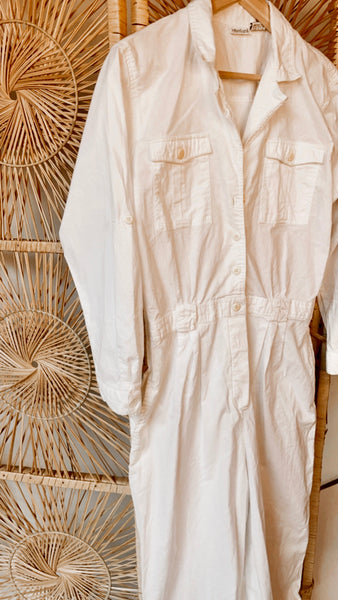 Vintage White Jumpsuit