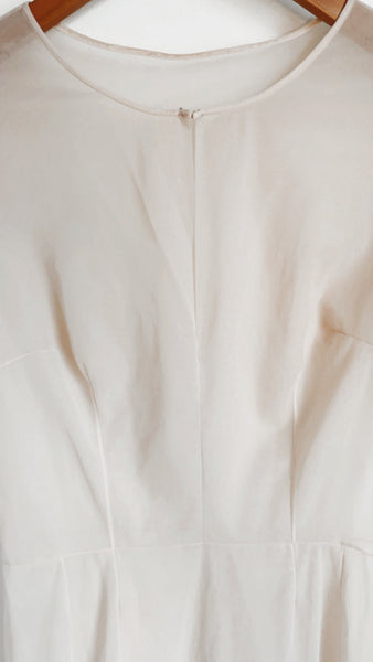 Sheer Structured Dress