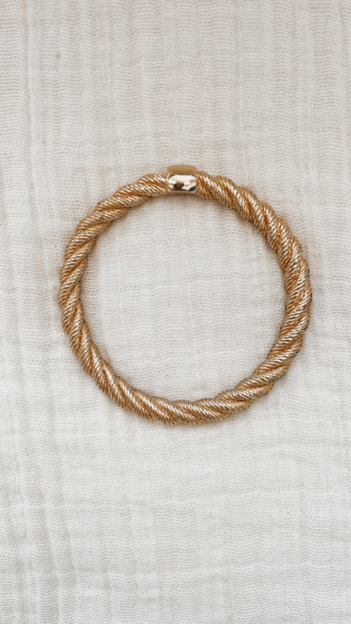 Gold Twist Bangle