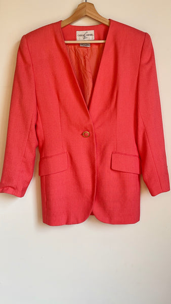 Vintage Coral Blazer