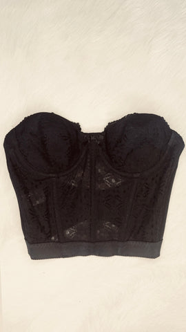 Black Lace Corset