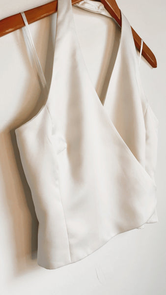 Silk Halter Top