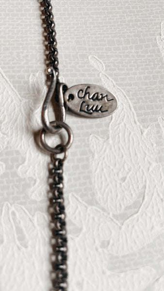 Chan Luu Silver Skull Necklace