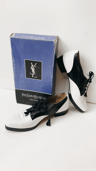 Vintage Yves Saint Laurent Oxfords 8.5