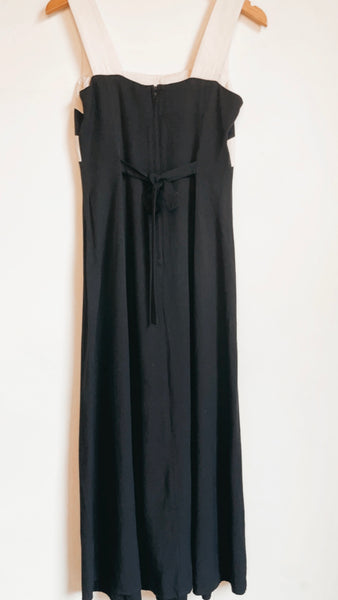 Black and White Buttoned Sundress