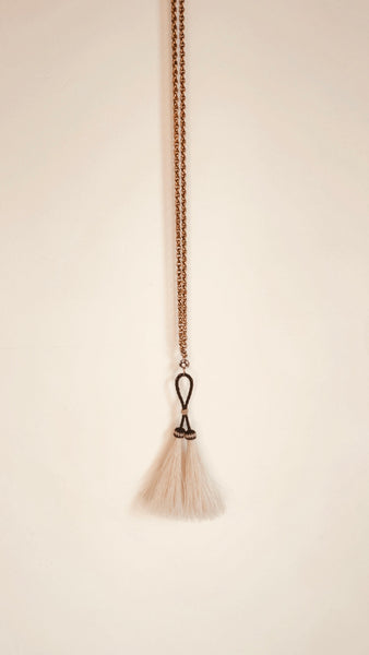 Pony Hair Long Necklace